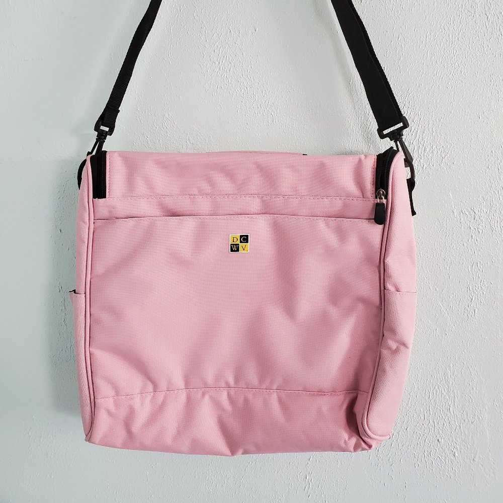 DCWV Pink Padded Multi Pocket Computer Bag New